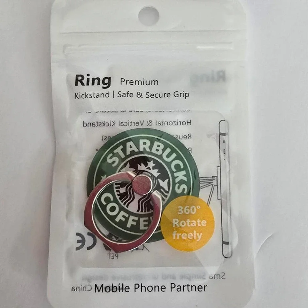 Green Logo Starbucks Coffee Ring Stand
